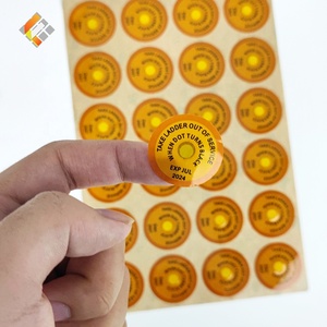 Amostra Grátis Preço de Fábrica Etiqueta Adesiva Indicadora de Temperatura Reversível e Irreversível que Muda de Cor - Product Image 1