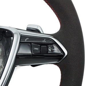 Volante de Fibra de Carbono Forjado Premium con Alcántara para <span class=keywords><strong>Audi</strong></span> A4 S4 B8 S3 8v S7 2016 - Product Image 4