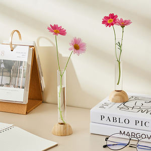 थोक प्रीमियम सुरुचिपूर्ण सजावट लकड़ी के प्लास्टिक बांस भोजन तालिका अध्ययन कार्यालय फूल हरे पौधों के लिए - Product Image 3