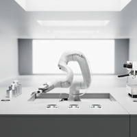 Robot collaboratif Doosan Robotics E0509 de qualité alimentaire pour la cuisine des restaurants, bras de cuisson