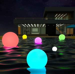 Lampes décoratives solaires d'extérieur étanche Led Kugelleuchte Spherical Garden Ball 40cm Ip65 80cm Motif Decoration Lawn Light - Product Image 4