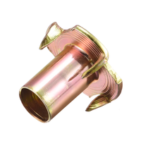 Tuerca en T DIN1624 de 4 Puntas M4 M6, Tuerca de Inserción de Cuatro Garras de Acero Galvanizado con Recubrimiento de Zinc, Clase 4.8, para Muebles y Carpintería