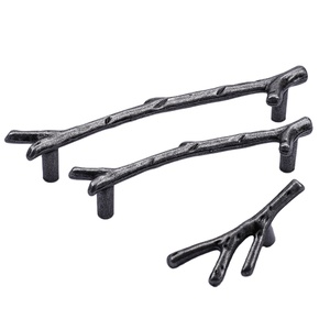 China Made Tree Branch Shape Creative Zinc Alloy Modern Simple Solid Wood Furniture Cabinet <strong>Door</strong> Handle - Product Image 2