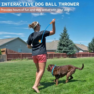 Lanceur de balles de tennis portatif pour chien, 61 cm, pour l'entraînement en extérieur, modèle Orange, pour lancer des balles de <span class=keywords><strong>baseball</strong></span> - Product Image 3