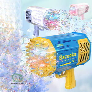 Máquina <span class=keywords><strong>de</strong></span> <span class=keywords><strong>Burbujas</strong></span> Gigantes CPC para Niños, Juego al Aire Libre, con Luz Intermitente, Lanzador <span class=keywords><strong>de</strong></span> 109 Agujeros, <span class=keywords><strong>Pistola</strong></span> <span class=keywords><strong>de</strong></span> <span class=keywords><strong>Burbujas</strong></span> Tipo Bazuca - Product Image 2