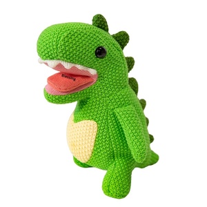 Jouets en peluche personnalisés en coton PP, animaux tricotés (baleine, éléphant, lion, renard, <span class=keywords><strong>dinosaure</strong></span>), jouets apaisants pour bébés, rembourrage, cadeaux d'anniversaire pour enfants, vente en gros - Product Image 5