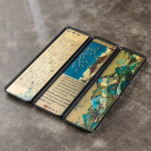 Da'an Tang Chinese Style Painted Bakelite <b>Tea</b> <b>Tray</b> Flat Heat Resistant For Kung Fu <b>Tea</b> Ceremony Accessories - Product Image 1