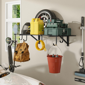 Étagères murales de <span class=keywords><strong>garage</strong></span> JH-Mech faciles à installer, 2x4 pieds, capacité de charge de 400 lb, robustes et stables, pour <span class=keywords><strong>garage</strong></span> - Product Image 4