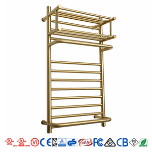 Porte-serviettes électrique, en or brillant, livraison gratuite, 9048, <span class=keywords><strong>support</strong></span> de séchage de chiffon, <span class=keywords><strong>radiateur</strong></span> - Product Image 3