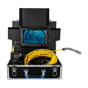 多功能铝盒720P记录器Dvr记录7英寸高清彩色功能下水道管道检查摄像机50m带定位器