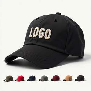 Gorra de Béisbol de Lujo de Algodón Personalizable al por Mayor para Hombre, Gorra Deportiva Impermeable con Logotipo Bordado, Gorra de Béisbol en Blanco - Product Image 1