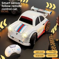 Voiture RC de drift intelligente avec fonction Suivi Automatique, Échelle 1/24, 2.4G, 4x4, Électrique, en Plastique, Jouet de Bureau Haute Vitesse pour Intérieur, Retour Automatique, Cadeau pour Enfants de 14 ans et plus