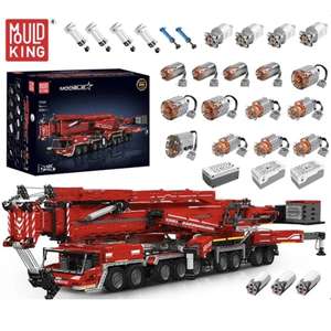 Mould King 17007 17008 Giocattoli Auto Tecnici Gru Mobile Motorizzata LTM 11200 RC Modello da Assemblare Set di Blocchi di Costruzione Fai-da-Te 42146 - Product Image 1