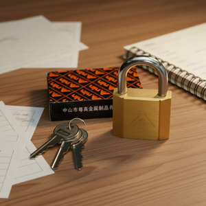 Candado Cuadrado de Latón Antirrobo Portátil de Alta Calidad con Doble Bloqueo de Palanca, Juego de 3 Piezas - Precio Mayorista, Producto de Primera Categoría - Product Image 3