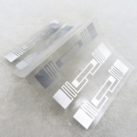 Étiquette RFID NFC longue portée personnalisée à code QR, autocollant passif rectangulaire pour vêtements
