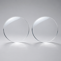 Lunettes de lecture en deux parties ZHENG HE HMC 1.591, verres optiques en polycarbonate, 65 mm, verres de lunettes résistants finis pour le sport
