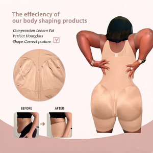 Faja Moldeadora Postoperatoria Colombiana con Cremallera Frontal y en la Entrepierna, Bodysuit <span class=keywords><strong>Reductor</strong></span> BBL para <span class=keywords><strong>Mujer</strong></span> - Product Image 2