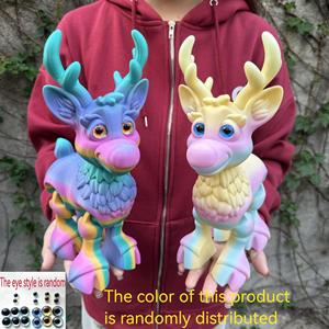 Nuevo Juguete Impreso en <span class=keywords><strong>3D</strong></span>, Ciervo Realista de 31 cm, Figura SDK23, Simulación de Alce, Juguete Animal para Niños, Regalo Infantil - Product Image 1
