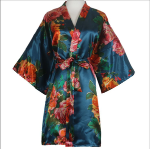 <span class=keywords><strong>Vestaglia</strong></span> in Raso di Seta alla Moda, Camicia da Notte Femminile, Accappatoio <span class=keywords><strong>Sexy</strong></span>, Kimono da Sposa, Abbigliamento da Notte per Donne - Product Image 2