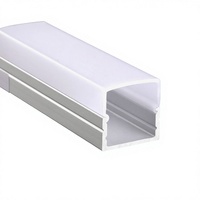 Profilé en aluminium extrudé pour LED LS-079 20*20MM, fournisseur de profilés pour éclairage décoratif, couverture de surface, diffuseur