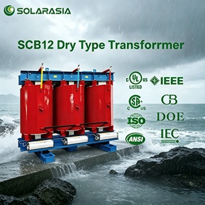 Transformador de Tipo Seco SCB12 de 100 kVA, Trifásico, de Bajo Voltaje, 11 kV, Transformador Reductor de Resina Fundida a Prueba de Explosiones - Product Image 5