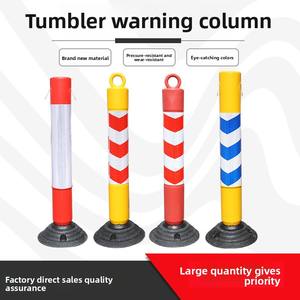 Poteau de signalisation routière réfléchissant anti-collision de 800 mm, barrière de sécurité détachable, modèle 001 - Product Image 3