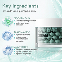 Crème Visage PDRN ADN de Sodium en Capsules 50ml ADN de Saumon Équilibre Élasticité Raffermissante Hydratante OEM Marque Privée