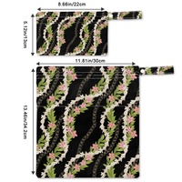 2 sacs étanches pour vêtements humides et secs, pochette de rangement avec fermeture éclair pour voyage, natation, couches