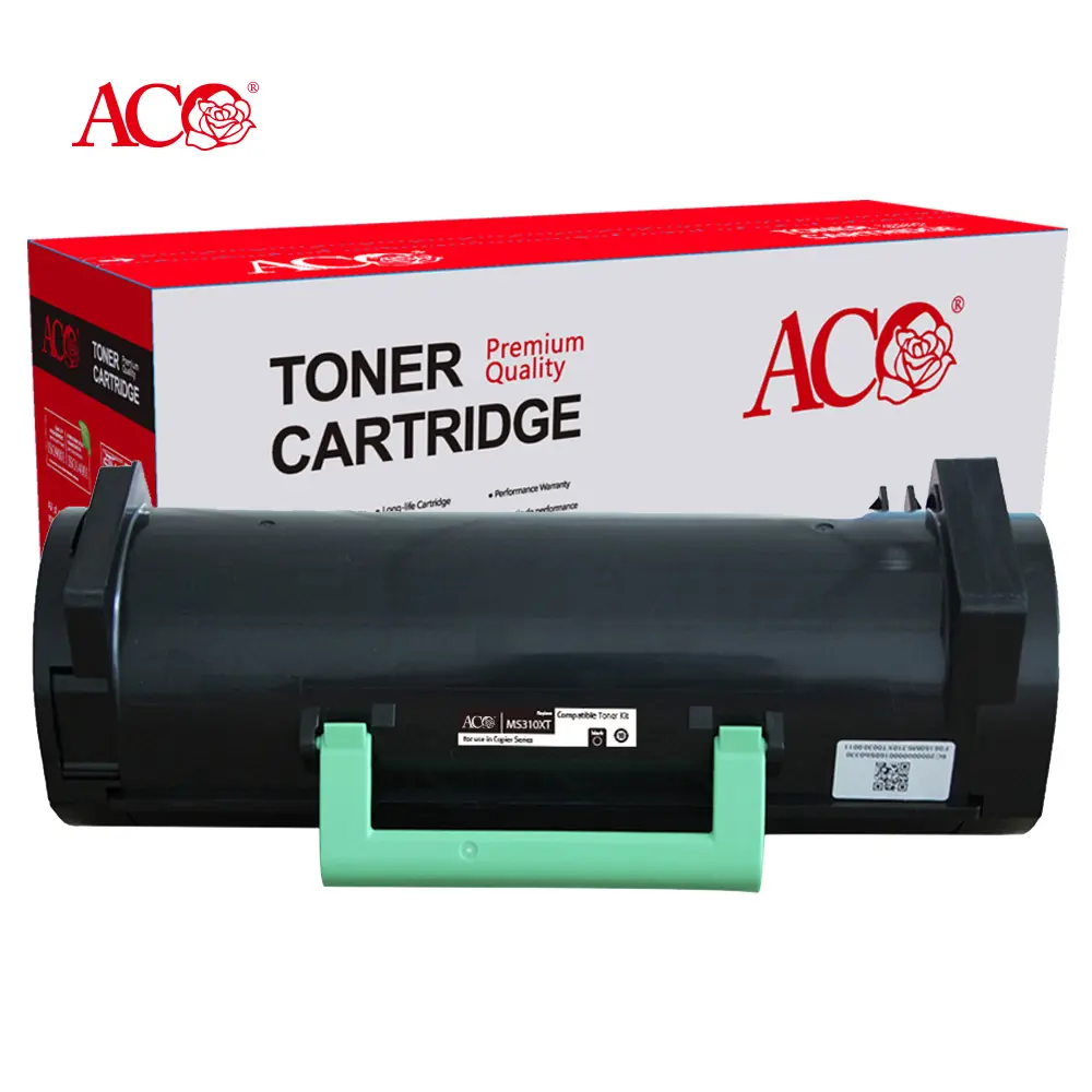 ACO Grosir Toner Laser Berkualitas Tinggi Kompatibel untuk Lexmark MS310 MS410 MS510 MS610 MS312 MS315 MS415