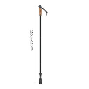 Mango de fibra de carbono personalizado, agarre de bastón de esquí, <span class=keywords><strong>bastones</strong></span> de esquí de aluminio telescópicos de liberación rápida alpina - Product Image 2