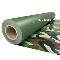Rouleau de tissu enduit de PVC camouflage étanche pour gonflables, housses imperméables et équipement de plein air