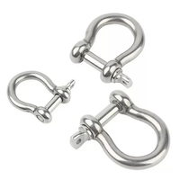 Manilles d'ancre robustes en acier inoxydable 316 de qualité marine, 1/4 ", 5/16 ", 3/8 ", 1/2 " pour bateau