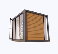 Maison conteneur préfabriquée de 10 pieds, cabane portable polyvalente pour bureau de jardin, sauna et mini-studio