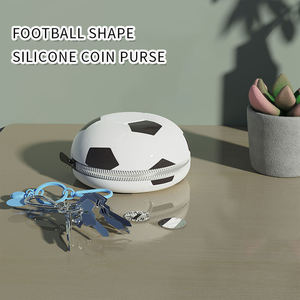 Custom Gift Craft Basketball Baseball Pattern Keychains <b>Bag</b> Pendant Silicone Football Stylish and Convenient Coin Purse Keychain - Product Image 3