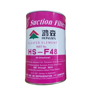 HONGSEN F-48 pleated element for filtration for replaceable suction filter shell size 485 through 9634