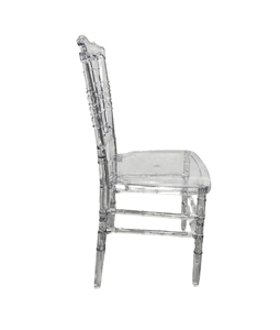 <b>Stackable</b> Clear Acrylic Plastic <b>Chair</b> Modern Transparent Dining <b>Chair</b> for Wedding Banquet Event Rental Furniture - Product Image 1
