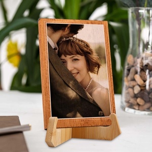 Tre khung ảnh nghệ thuật trang trí đọc-dọc bằng gỗ hiển thị hình ảnh đứng - Product Image 6