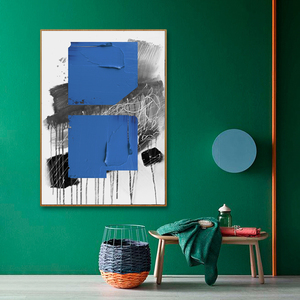 Pinturas Decorativas Abstractas, Arte Moderno Minimalista al Óleo sobre Lienzo con Impresión Digital <span class=keywords><strong>para</strong></span> Decoración de Sofás y Entradas - Product Image 3