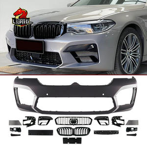 Kit Carrozzeria Stile M5 per <span class=keywords><strong>BMW</strong></span> <span class=keywords><strong>Serie</strong></span> 5 G30 G38 Aggiornamento a G30 LCI F90 Stile M5 Paraurti Anteriore con Griglia e Labbro Anteriore - Product Image 1