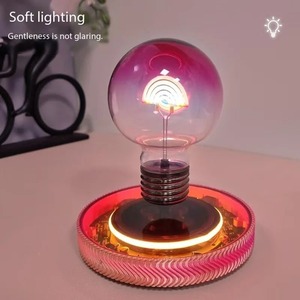 Magnetic Levitation rainbow <b>Light</b> Bulb, High-end Technology Creative Gift, Birthday Gift, Furniture Decoration, Internet Famous - Product Image 2