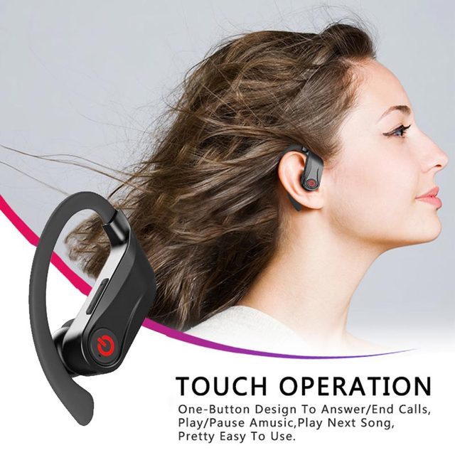 Q62 Ear Hook Earbuds Ear Hanging Type Earphones Ai Voice Translator Headset Open Ear Sports Headphones Ows  Earphone
