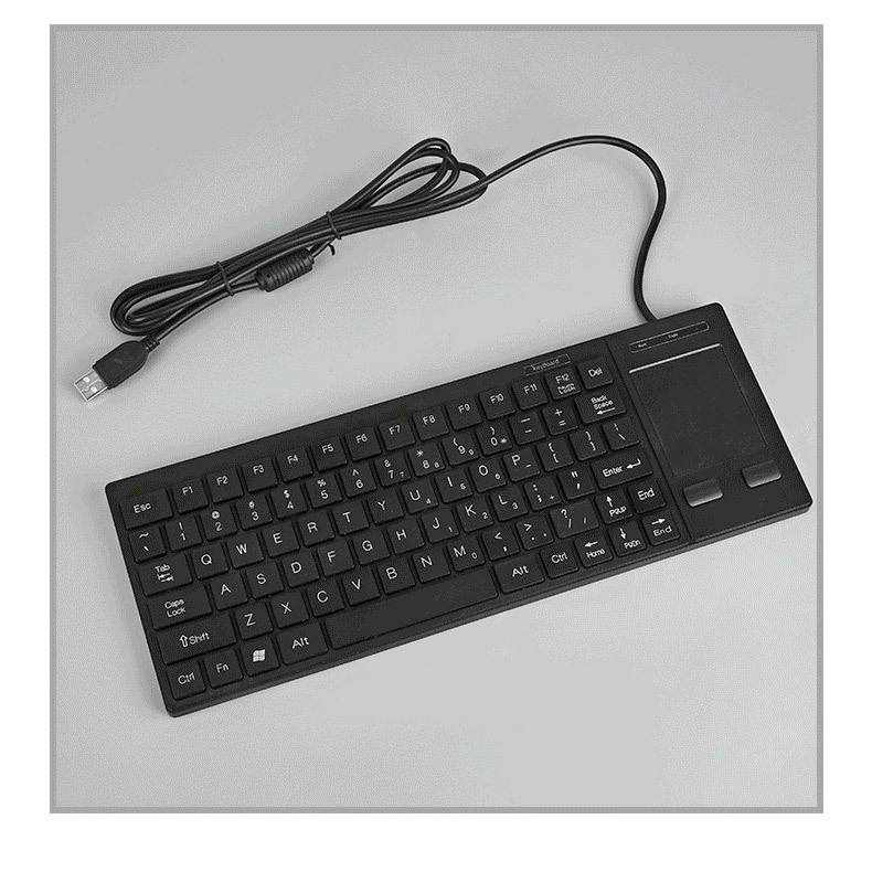 Best Selling USB Wired Touchpad Mouse Keyboard - Slim & Multimedia