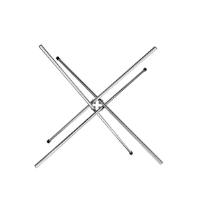 Braciere Pieghevole Quadrato in Acciaio Inox con Rete, Focolare a <span class=keywords><strong>Legna</strong></span> Richiudibile, Durevole e Salvaspazio per Campeggio e Giardino - Product Image 5