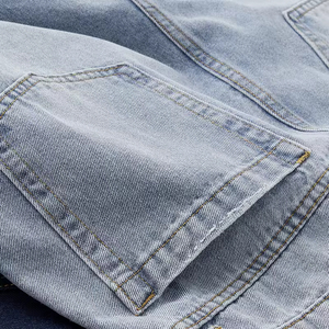 Jeans Banana Blu Vintage 2025 da <span class=keywords><strong>Uomo</strong></span>, Jeans Scimitar di Alta Qualità con Cuciture Curve per la Primavera - Product Image 3