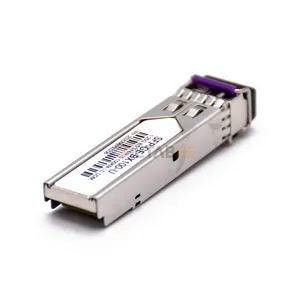 High-Speed 1.25G SFP Fiber Optical Transceiver 1490/1550nm Single Mode 80km Distance LC RJ45 Connectors for Routers Switches