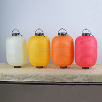 Lanterne suspendue chinoise artisanale en papier japonais LED imprimée sur mesure, motif melon d'hiver, pour décorations publicitaires extérieures