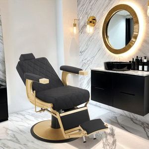 Chaises de salon de coiffure modernes et classiques Chaises de salon de coiffure antiques et classiques inclinables durables Prix - Product Image 5