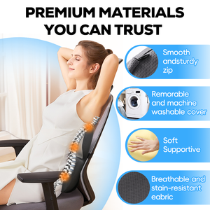 Comfort Draagbare Pijnstilling Orthopedisch Traagschuim Lumbale Kussen Ergonomische Rugsteun Kussen Voor Bureaustoel - Product Image 5