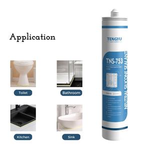 300ml White <strong>Coloured</strong> Clear Caulking Good Adhesive Transparent Good Mildew Resistant Kitchen Sink and Bathroom 100% <strong>Silicone</strong> - Product Image 2