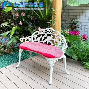 Cast Aluminum <strong>Balcony</strong> <strong>Table</strong> and Chair Combination Outdoor Garden Chair European Outdoor Terrace Courtyard Small Coffee <strong>Table</strong> - Product Image 6